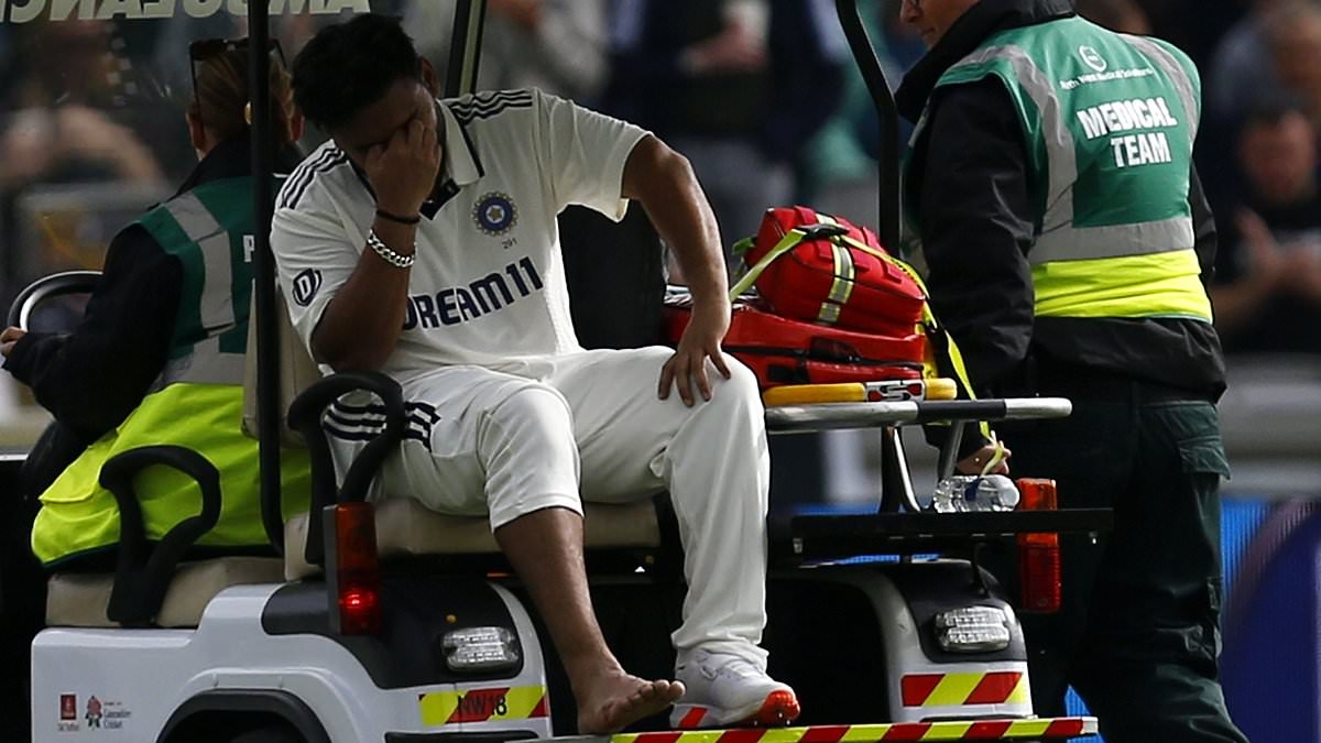 Ben Stokes once again delivers when England need it most on tight first day - as India's batting genius Rishabh Pant is carted off on a golf buggy