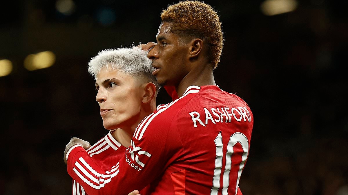 Alejandro Garnacho sends two-word message to Marcus Rashford after Barcelona move - as star becomes first Man United 'bomb squad' member to depart