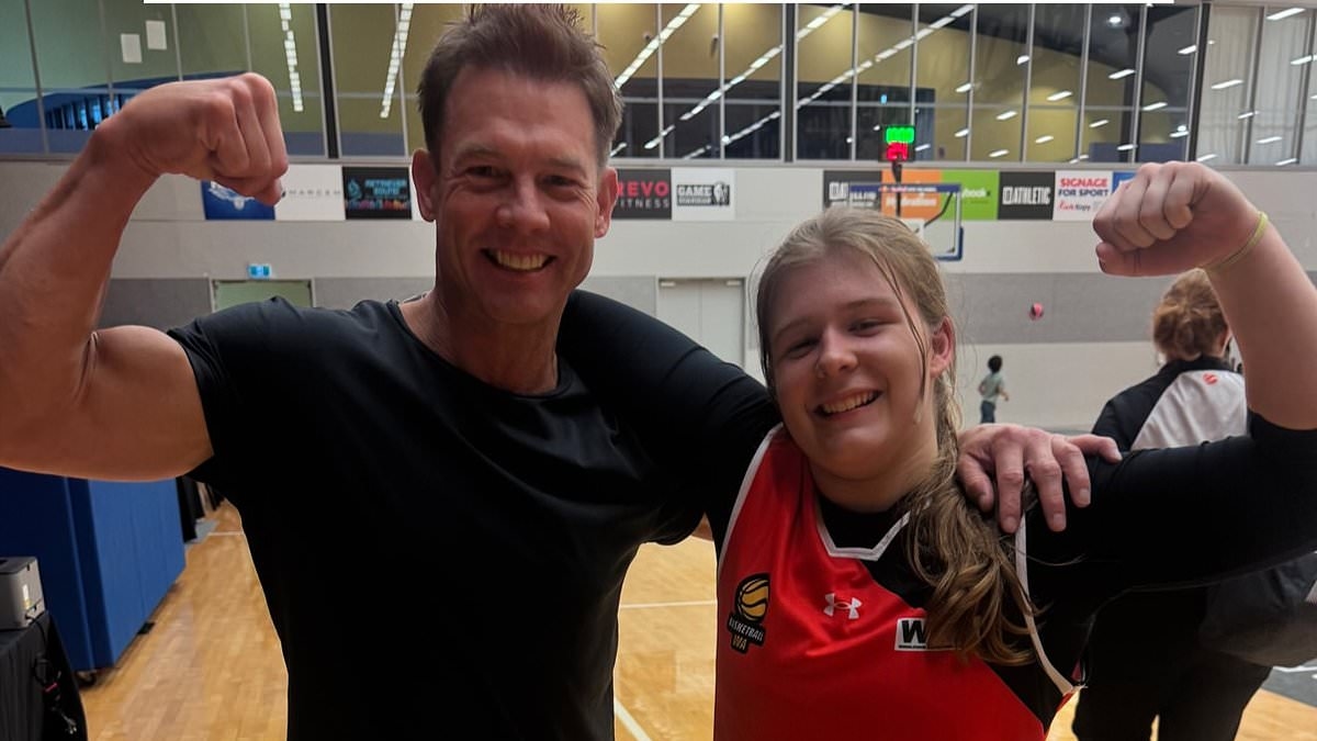 Ben Cousins celebrates his family member's wheelchair basketball success in a rare glimpse into his private life