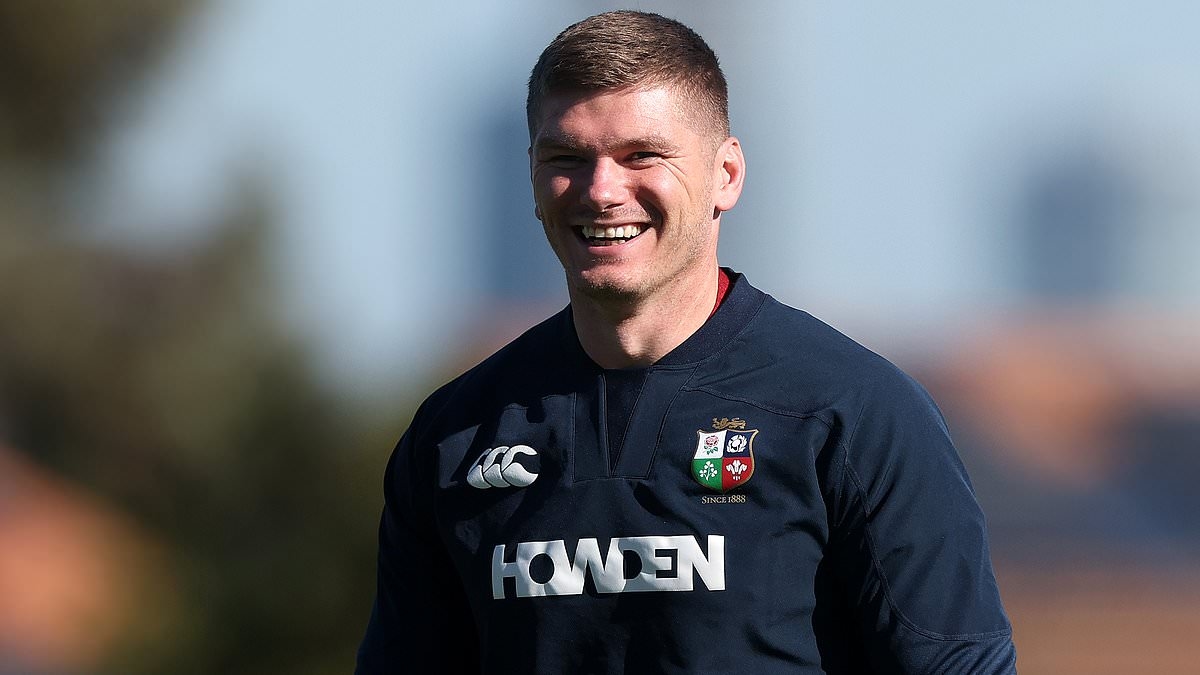 Owen Farrell named on bench for Lions' second Test against Australia - as THREE changes are made for potential series decider