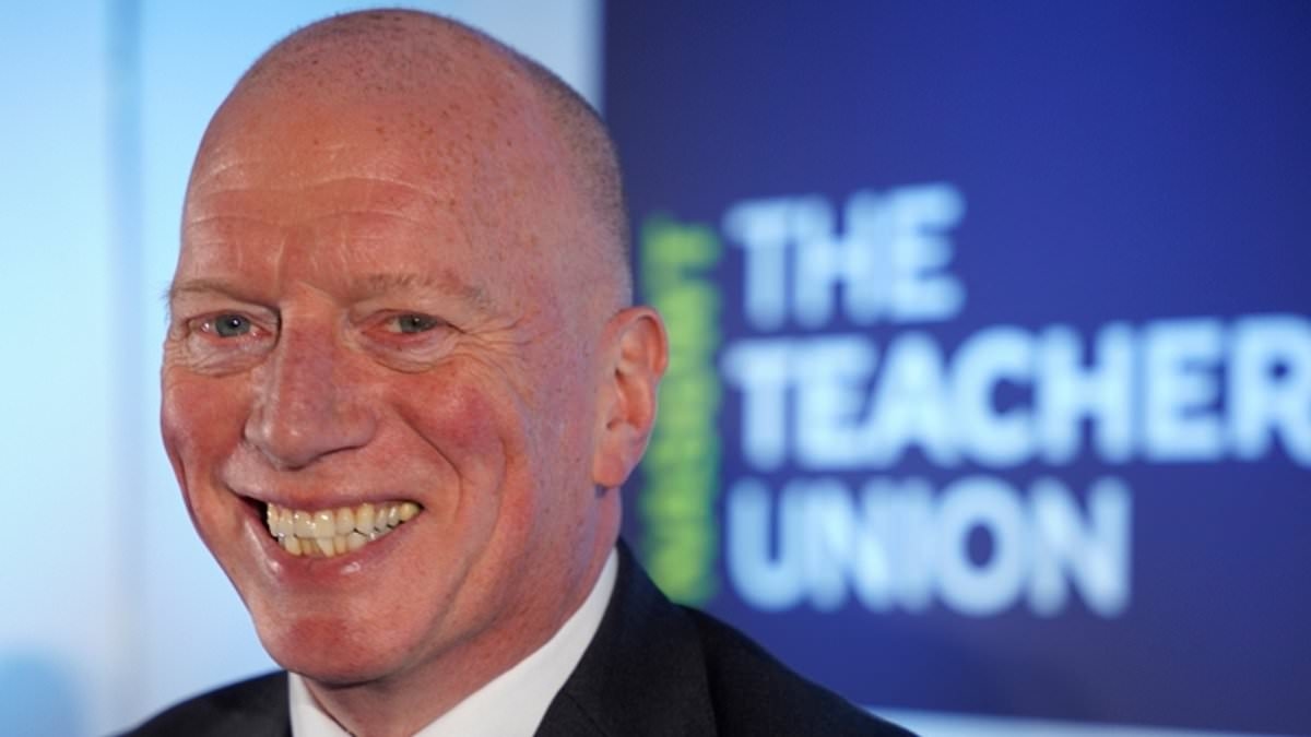Hard-Left firebrand elected head of major teaching union despite having never been a teacher - after just 4.7% of members take part in vote