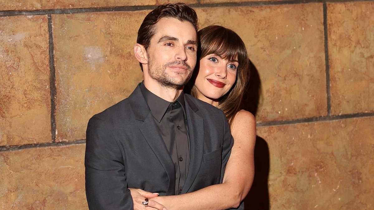 Alison Brie and Dave Franco put on a loved-up display as they dance and pose for cosy snaps at the premiere of their new horror film Together in LA