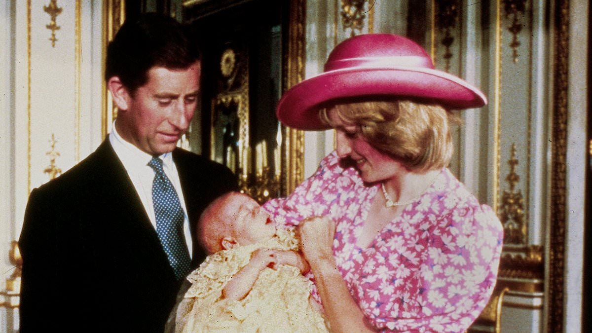 Behind the scenes of Prince William's Christening that caused Diana agony: The Queen Mother turned 82 on the same day while Charles and Diana clashed