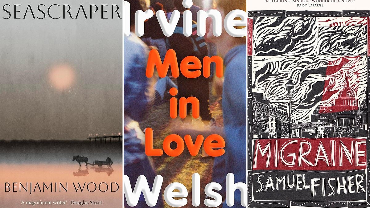 This week's literary fiction: MEN IN LOVE by Irvine Welsh, SEASCRAPER by Benjamin Wood, MIGRAINE by Samuel Fisher