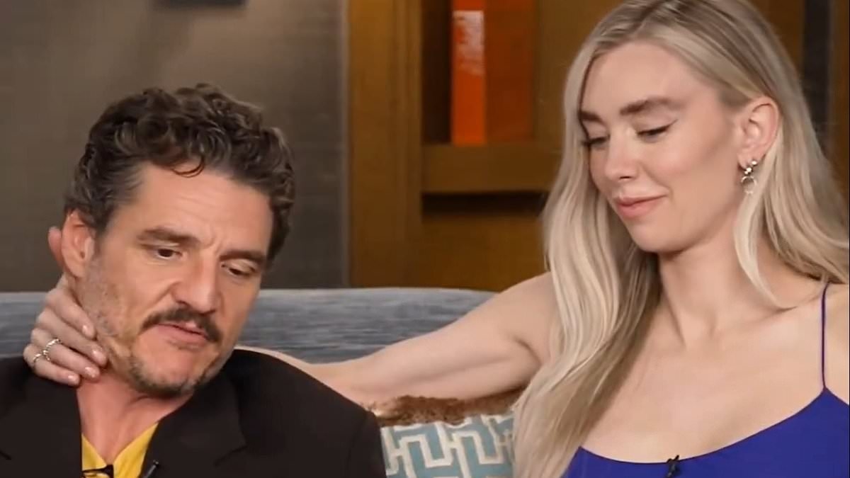 Vanessa Kirby leaves Fantastic Four fans bemused as she affectionately strokes co-star Pedro Pascal's face in latest intimate gesture