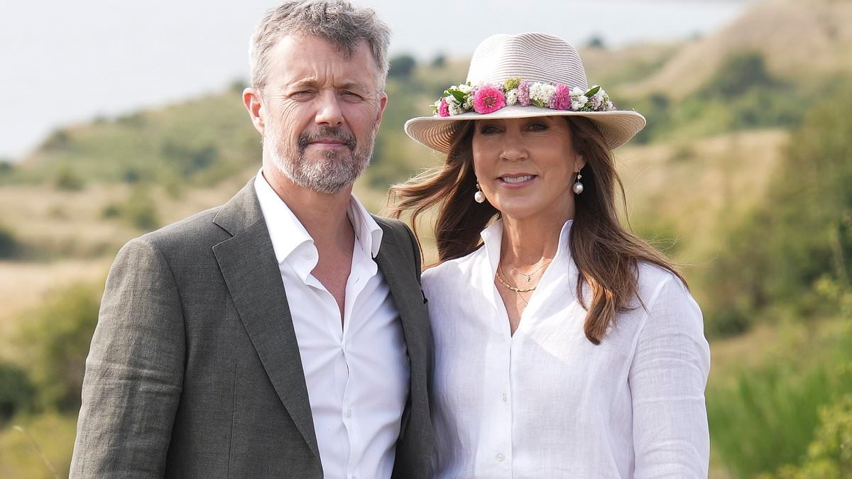 Frederik and Mary's private holiday is the centre of chaos and conspiracy in Denmark. SHARON HUNT reveals what has whipped royal gossips into a frenzy - as the former queen steps in