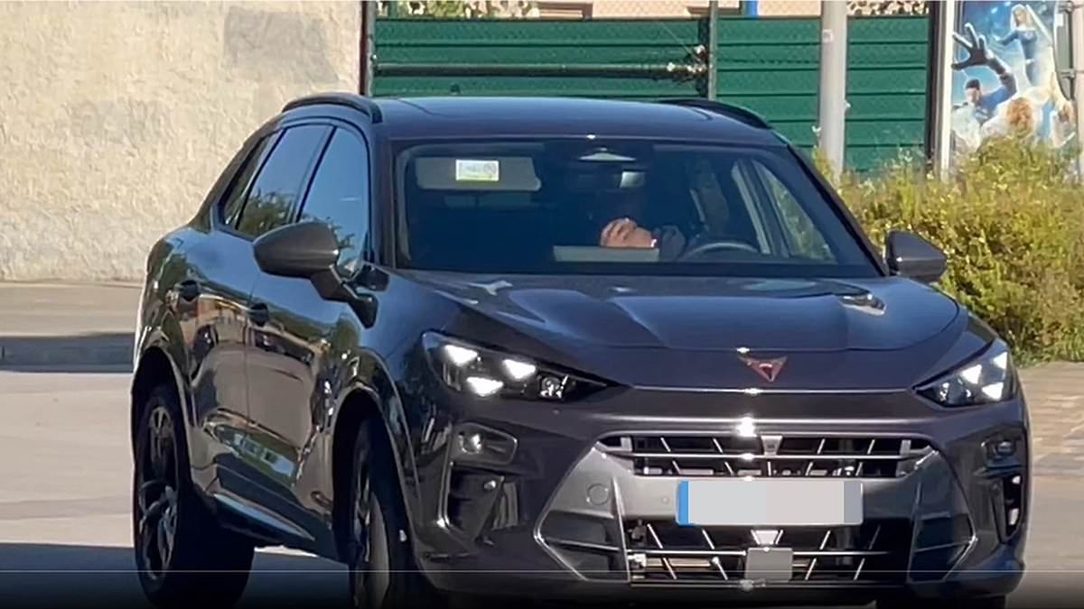 Marcus Rashford trades supercars for modest £25,000 company car as Man United outcast checks in for Barcelona training - having sold his £450,000 Lamborghini after driving ban