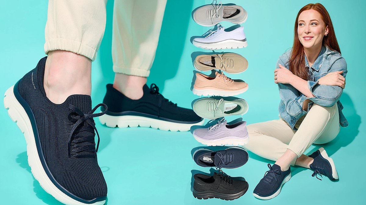 Best-selling Skechers Slip-ins just dropped 58% - lightweight, knit, and easy on the feet!