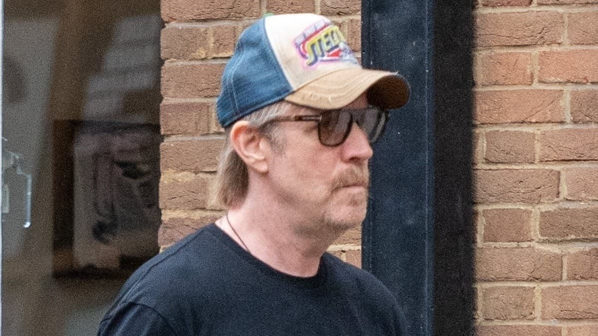 Welsh actor looks unrecognisable almost 30 years after his breakout role in iconic film as he strolls through London - but can YOU guess who it is?