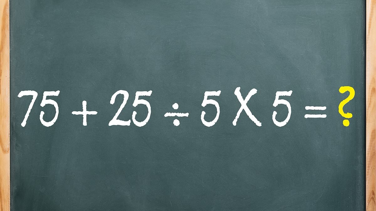 Easy looking math sum stumps people as they guess variety of chaotic answers - can you solve it in 30 seconds?