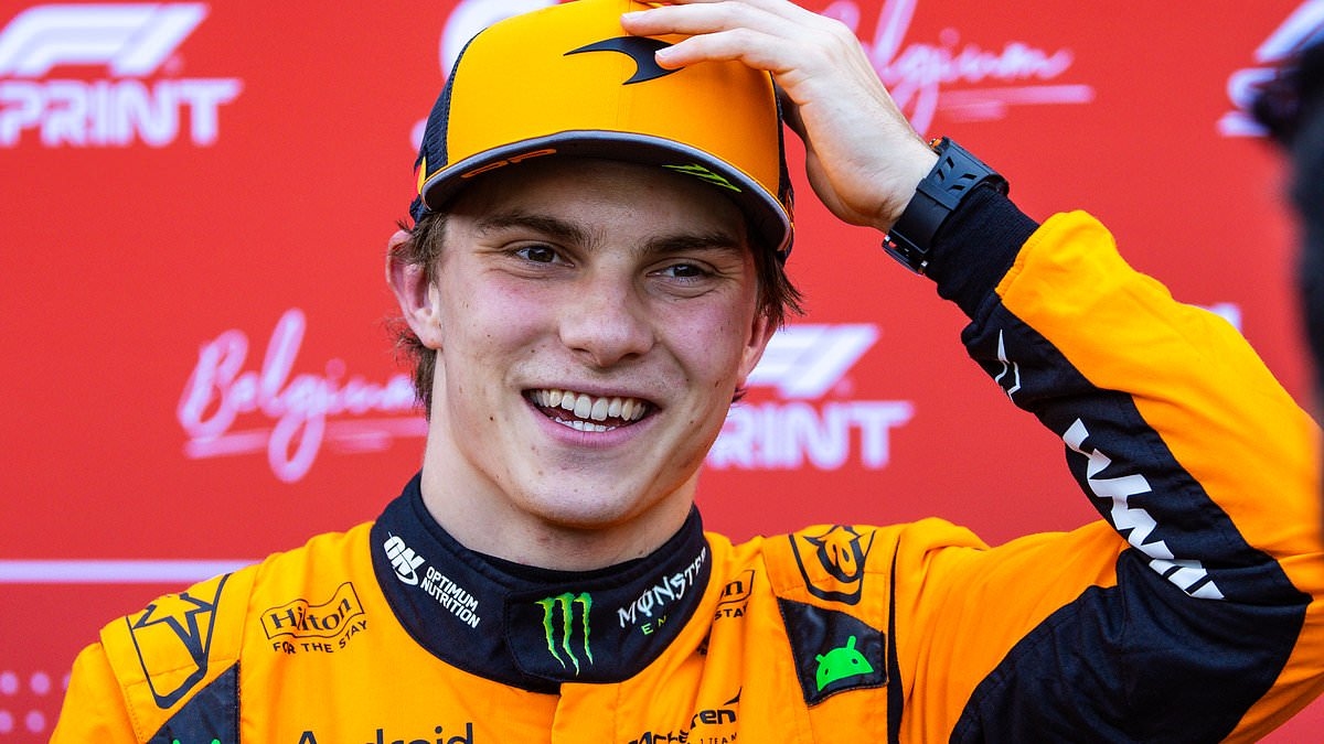 Oscar Piastri secures sprint race pole at Belgium Grand Prix