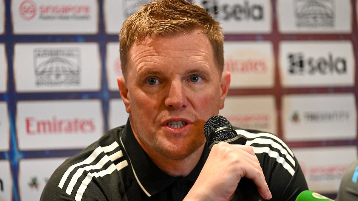 Eddie Howe breaks silence on Alexander Isak's future after Liverpool target told hierarchy he wants to leave the club this summer