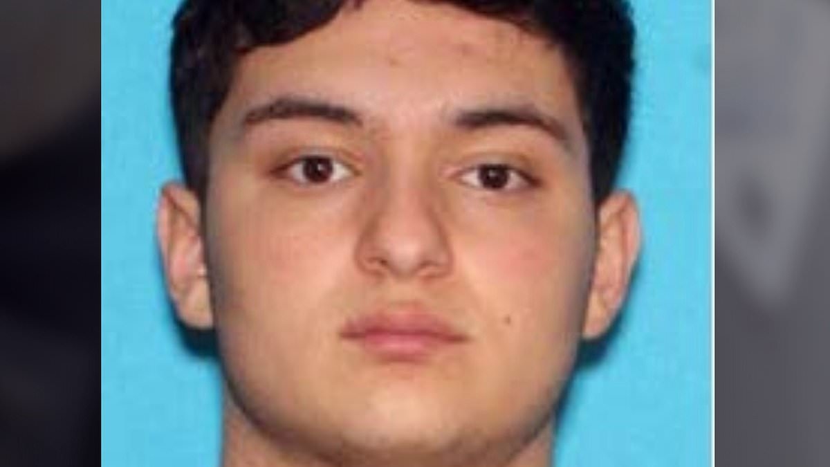 Eerie stare of suspected gunman who killed boy, 14, and injured another in University of New Mexico shooting