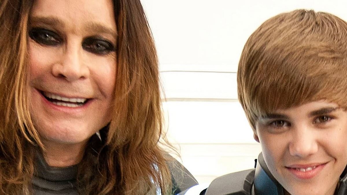 Justin Bieber sneaks rare child star pic with Ozzy Osbourne into photo dump of album listening party