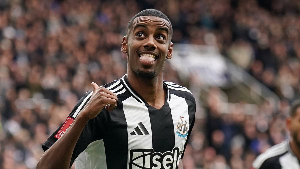 New Match of the Day presenter Gabby Logan teased for 'embarrassing and cringeworthy' video begging Alexander Isak not to leave Newcastle as fans joke they 'thought clip was AI'