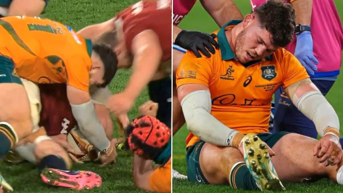 Whinging Wallabies cry foul over 'dangerous' clearout before winning try... but Lions left wondering what all the fuss is about