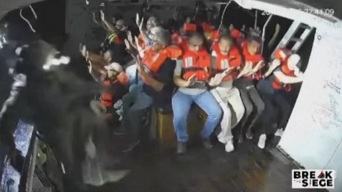 Israeli forces intercept Freedom Flotilla activist ship heading towards Gaza - including British citizen and ex-United Nations official on board