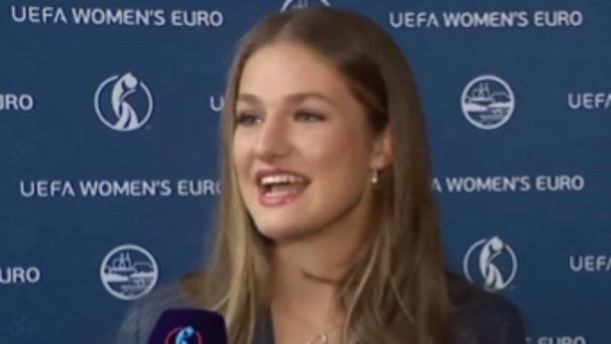 Spanish royals gush about team's 'impressive generation of footballers' as they join Prince William and daughter Charlotte, 10, for highly-anticipated UEFA final in Switzerland
