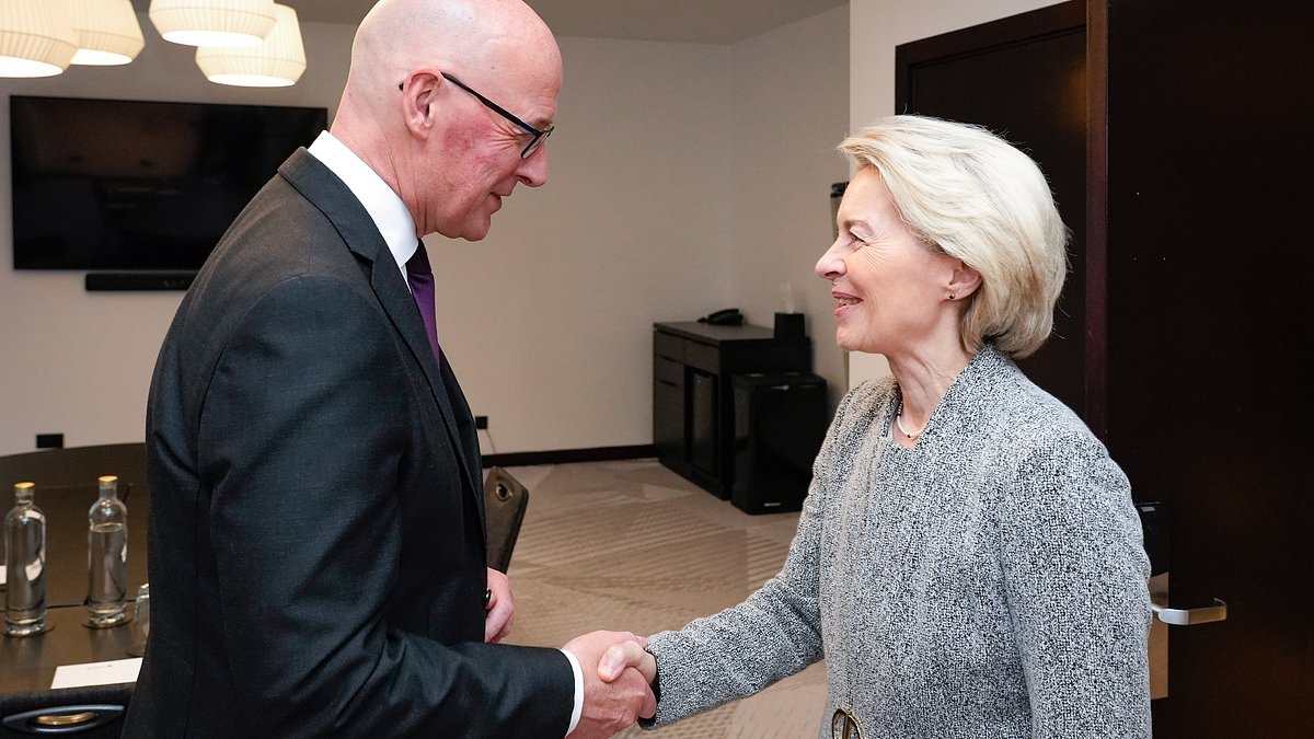 John Swinney is accused of 'grandstanding' after holding private talks with top European official