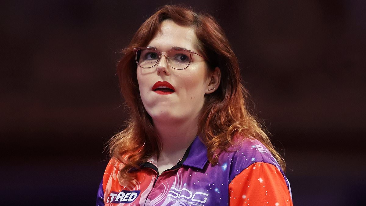 Darts fans are kicked out of Matchplay event in Blackpool after protesting against transgender player Noa-Lynn van Leuven during women's tournament