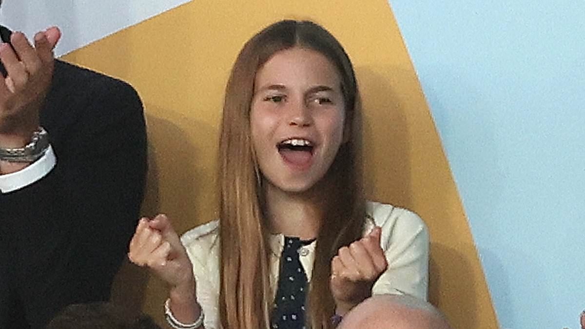Moment Princess Charlotte's joy spoke for the nation: Now England's Lionesses look forward to London open bus top parade - and are set for Royal Reception with Prince and King