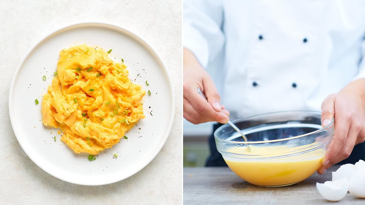 Chef's secret: Why scrambled eggs are ALWAYS better at restaurants - and it's not what you might think