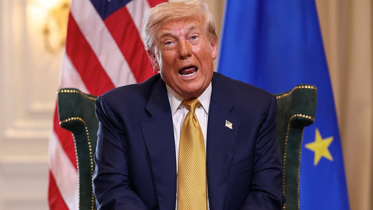 Mysterious condition reappears as Trump visits Scotland amid concerns over his chronic diagnosis