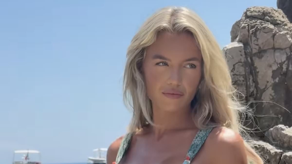 Love Island's Molly Smith shows off her gym-honed abs in tiny bikini while on holiday in Positano