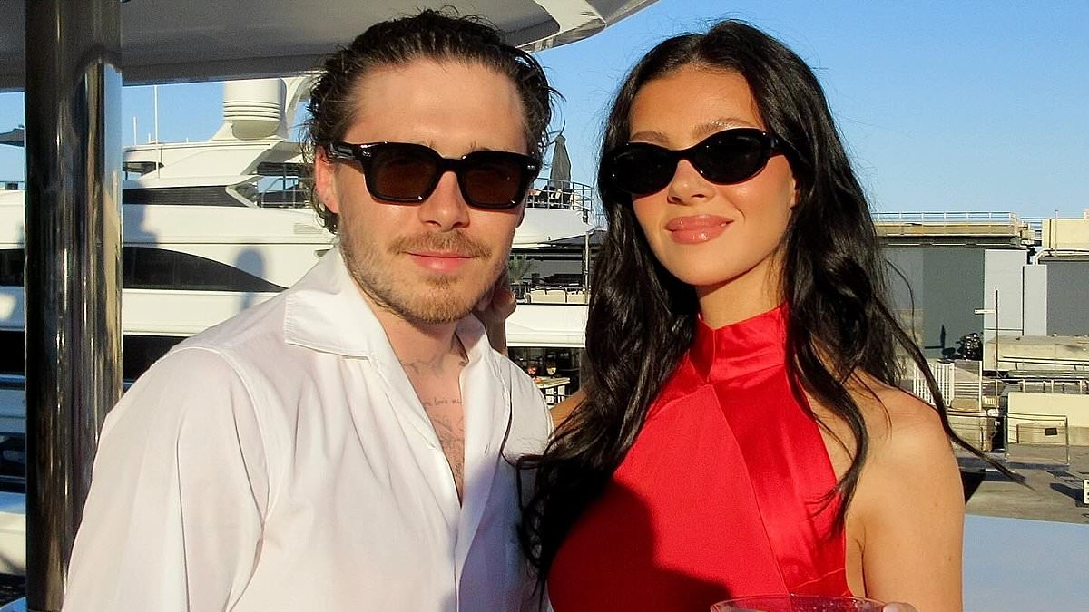 Brooklyn Beckham 'flexes' his in-laws wealth on £85M superyacht that dwarfs his parent's £16M vessel as they narrowly avoid each other in St Tropez amid family rift