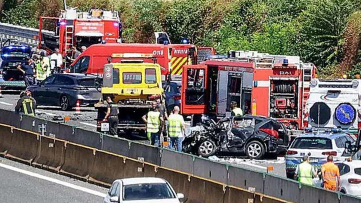 Two of Barbie's leading designers are killed in horrific head-on road smash in Italy after 82-year-old drove the wrong way down motorway