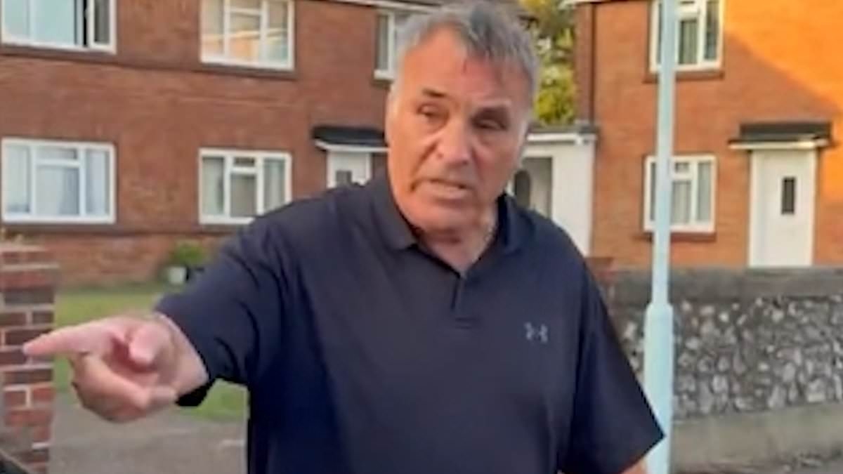 Moment furious motorist blows up as he denies scratching car in alleged crash - while other driver insists they have 'matching' scratches