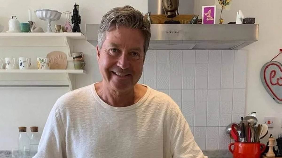 John Torode and Lisa Faulkner's sprawling London home as sacked MasterChef star hosts friends for low-key 60th birthday dinner