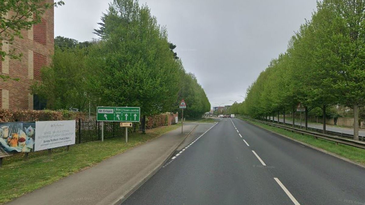 Schoolgirl, 11, is airlifted to hospital after car ploughed into her at pedestrian crossing: Woman, 54, arrested