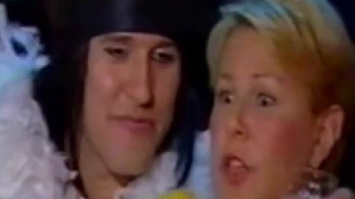 Norwegian rocker Glam apologises to Julia Morris and says he was 'blind drunk' when shock Eurovision 2005 groping incident occurred
