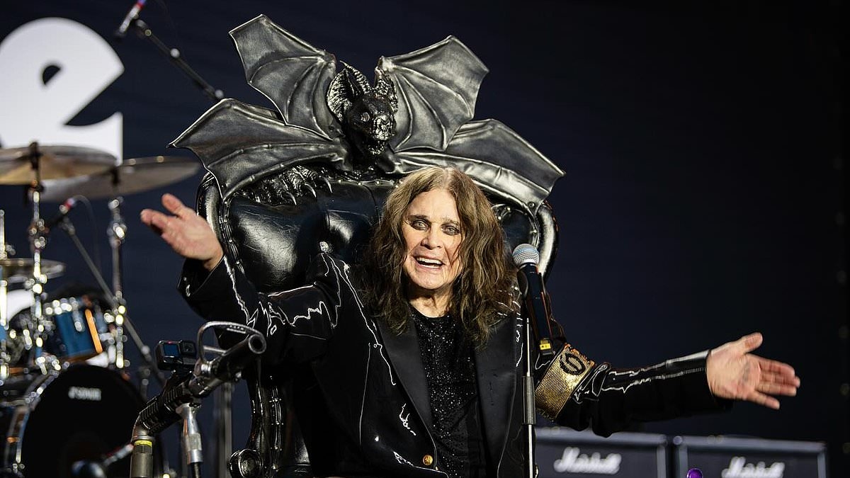 Farewell to the Prince of Darkness: Thousands of fans line the streets of Birmingham ahead of Ozzy Osbourne's funeral procession