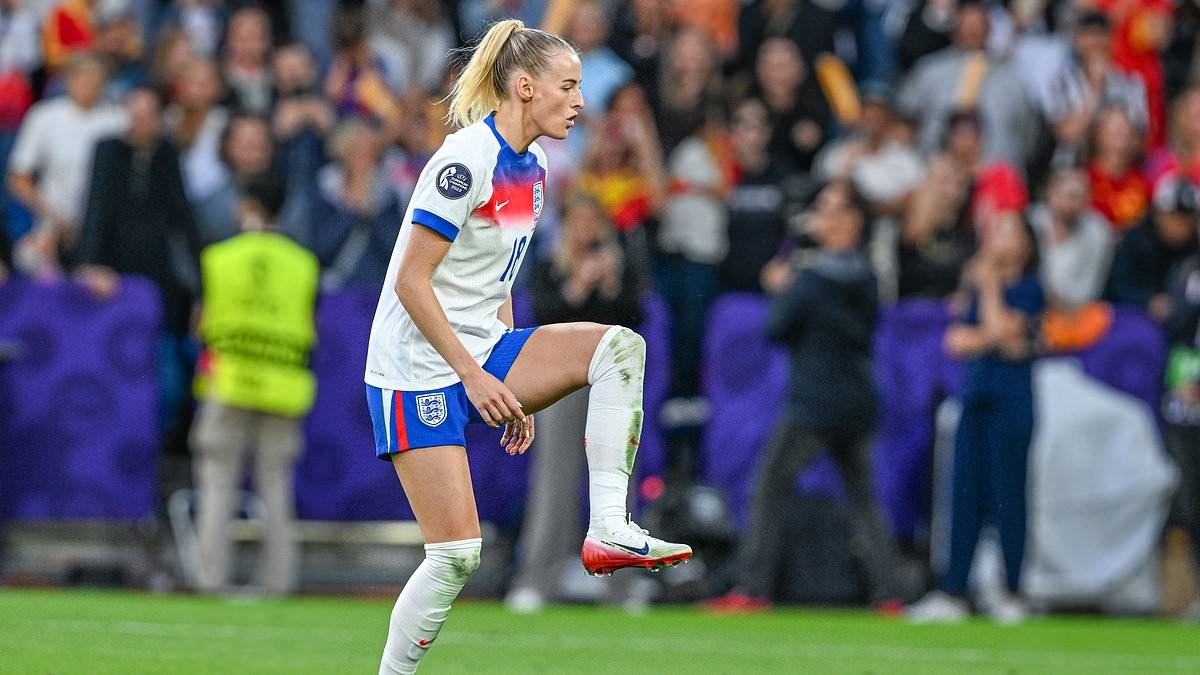 People still can't get enough of Chloe Kelly's signature right kick - as her 'hop' goes viral after the Lionesses' win