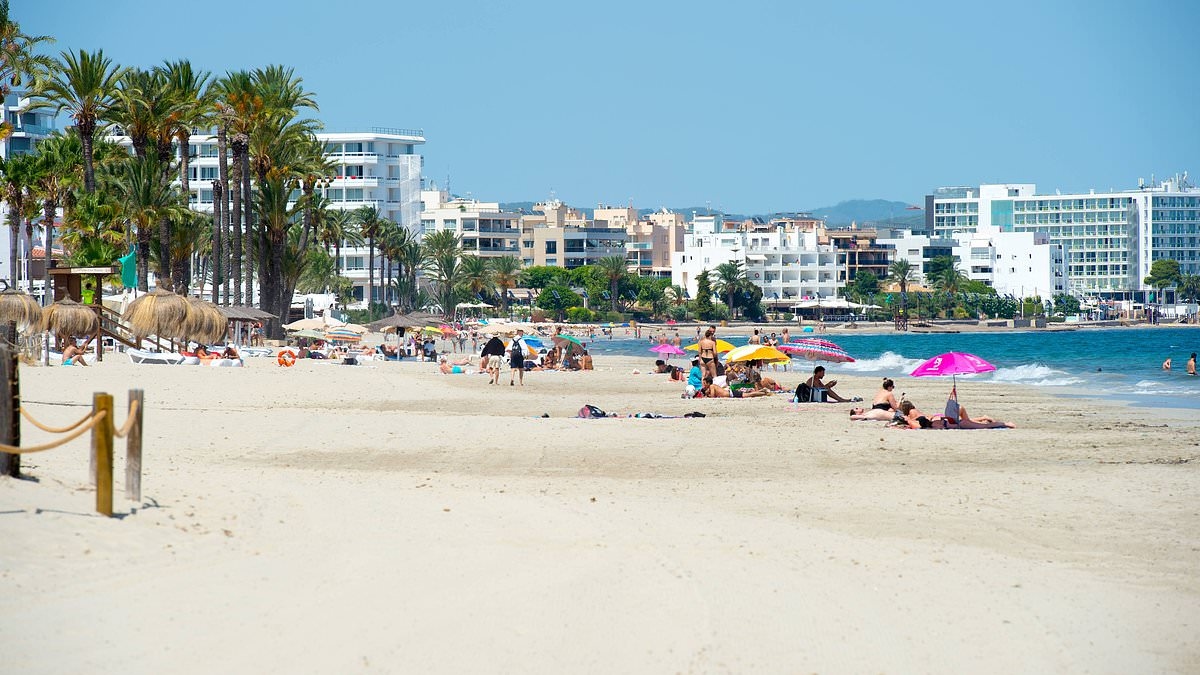 Brit tourist, 23, is left in intensive care in Ibiza after smashing his head in hotel pool plunge