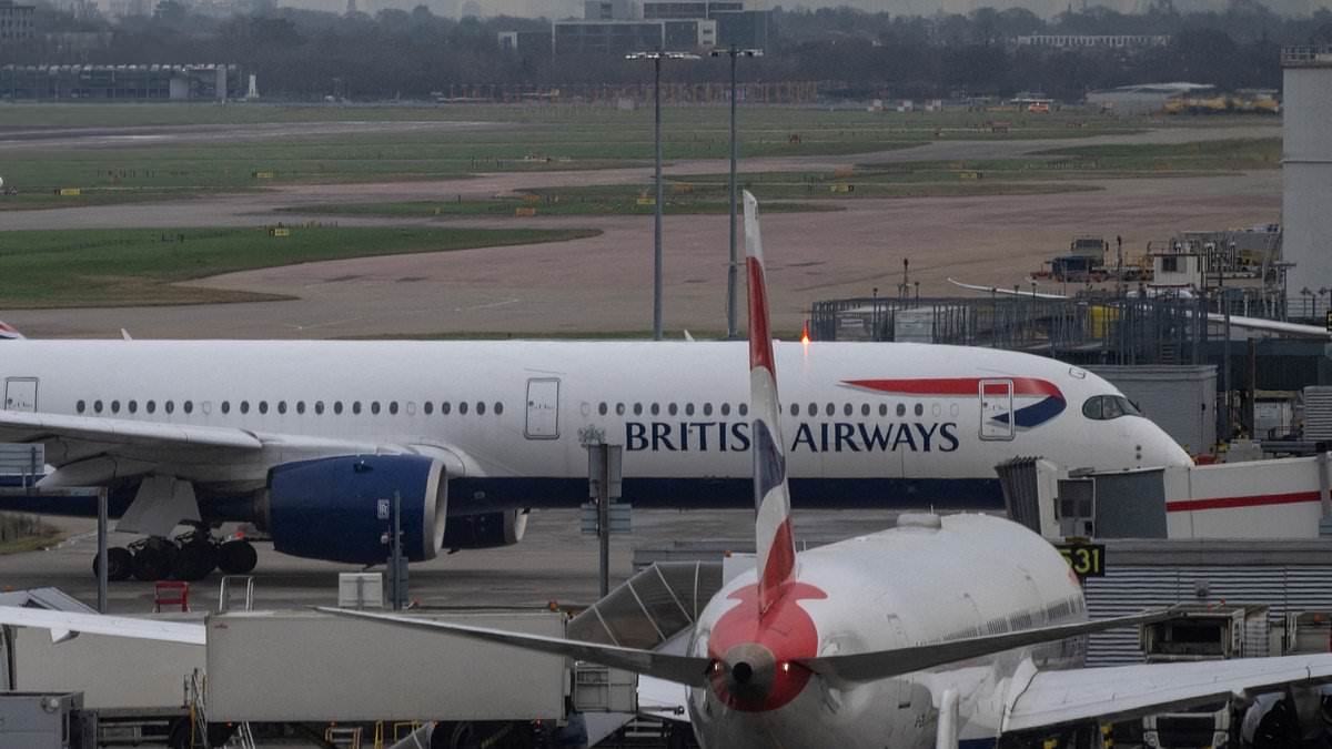 Chaos at British airports as thousands of passengers are left 'stuck on the tarmac' after 'radar issues' ground flights