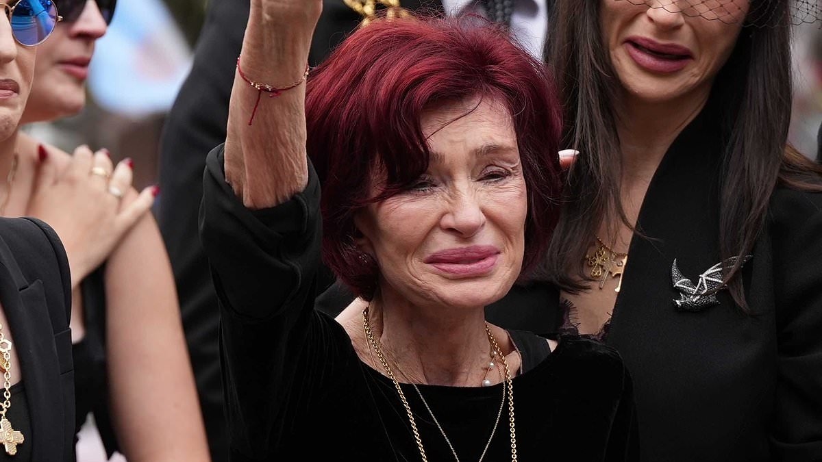 Sharon Osbourne's hidden tributes to late husband Ozzy at his emotional funeral procession