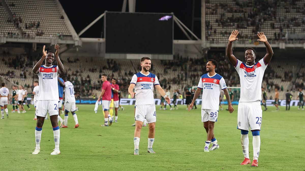 Rangers secure group stage football with big result in Greece... but only Champions League will do for Martin