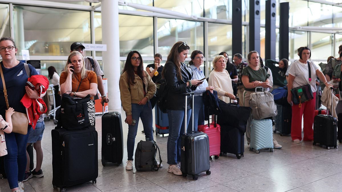 Stranded Brits in chaos after all flights leaving the UK were grounded