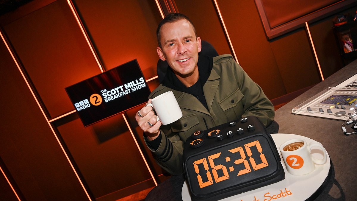 Radio 2 loses half a million listeners after Scott Mills replaced Zoe Ball as Breakfast Show host in controversial shake up as fans desert broadcaster for UK's 'fastest growing' new station