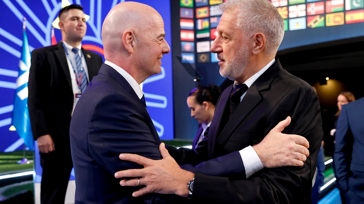 FIFA chief takes aim at 'combative' players' union boss for being 'more Papal than the Pope' as row over welfare escalates