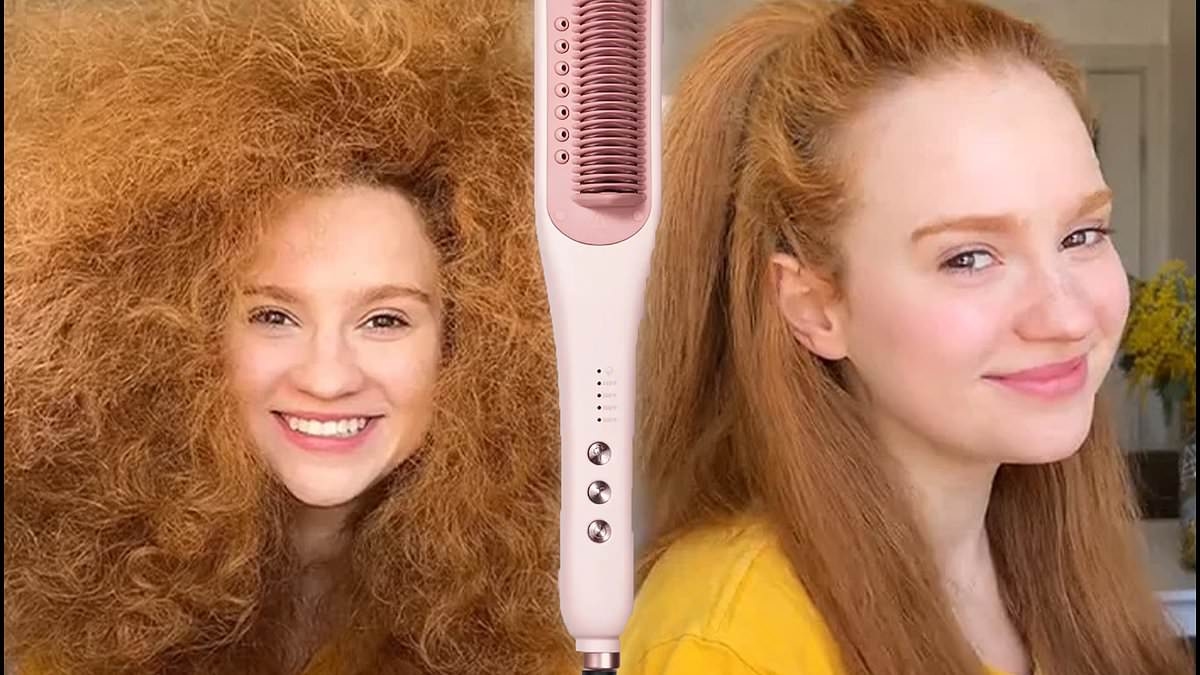 The viral hair straightener that cuts styling time in half is over 50 percent off - 'I did my hair in less than 15 minutes'