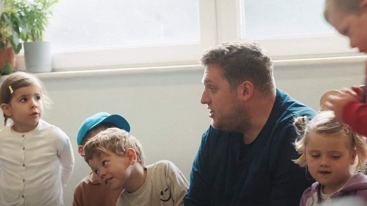 Young men are offered £1,000 signing bonus to work in nurseries in bid to battle toxic masculinity crisis