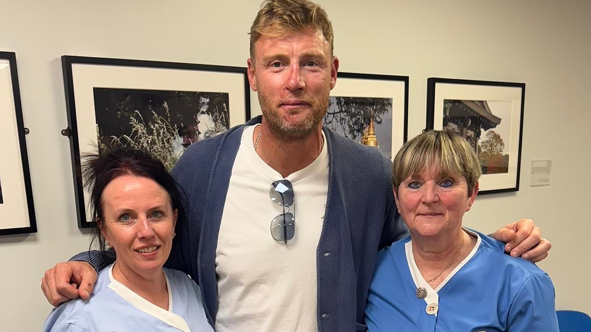Freddie Flintoff visits the hospital staff that cared for him after his terrifying Top Gear crash as the 'hero' surgeon speaks out on his 'complex' injuries
