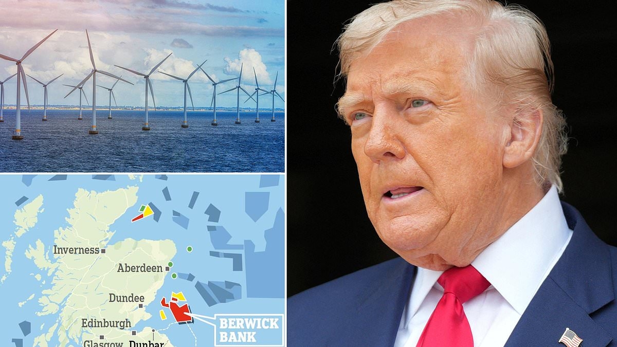 Anger as SNP backs biggest wind farm on the planet just days after Trump condemned turbines