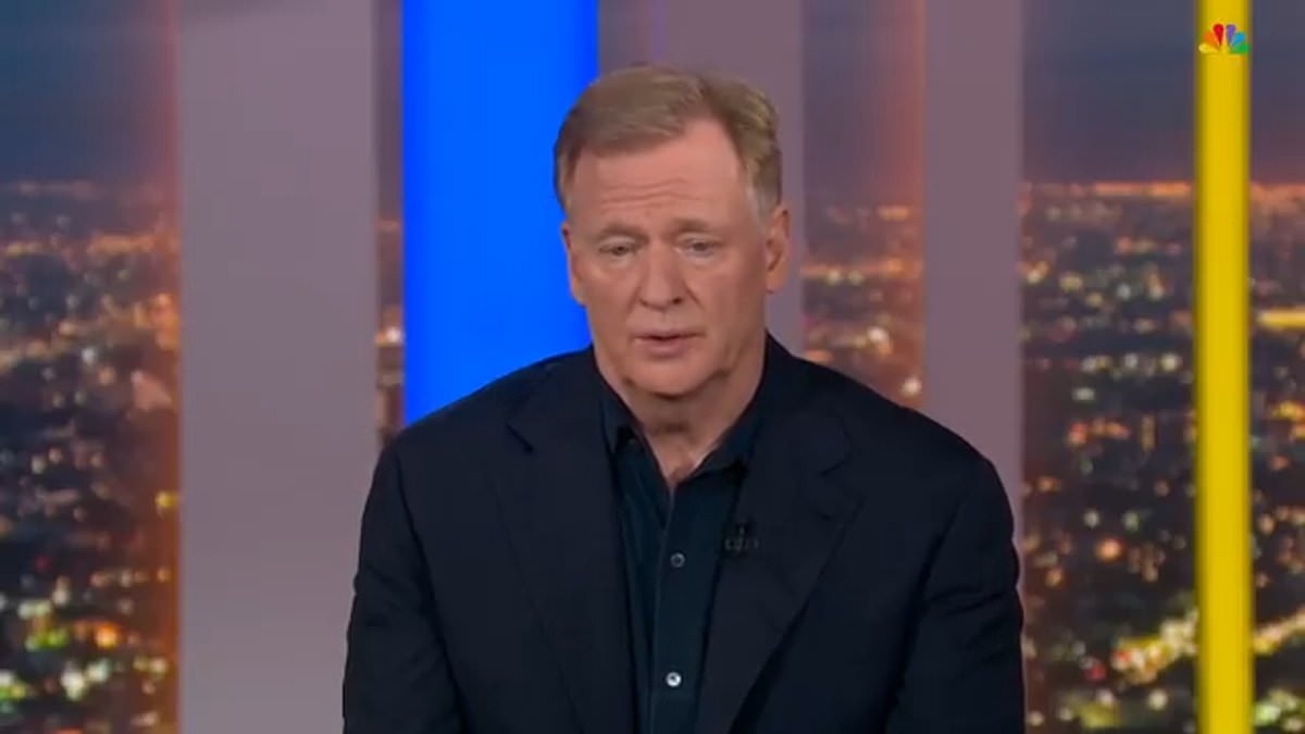Emotional NFL commissioner Roger Goodell left choked up in first interview after deadly shooting at NYC offices