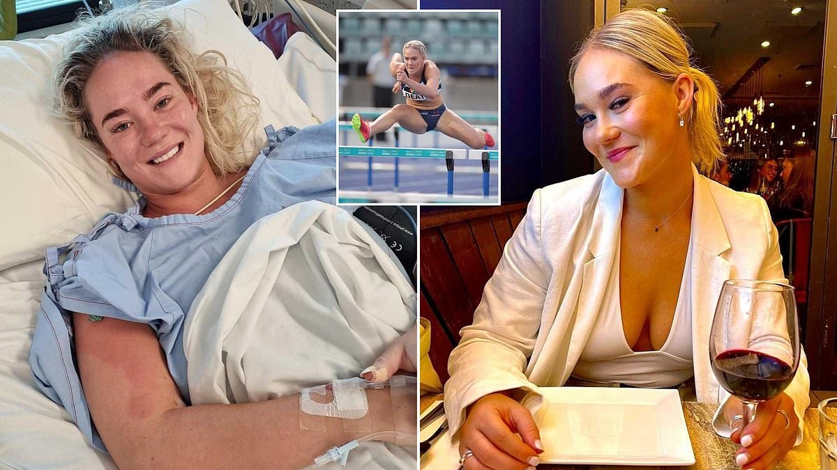 Aussie athlete Tiana, 22, suddenly felt like her head was 'swollen'. It was the first warning sign of a diagnosis that would turn her life upside down