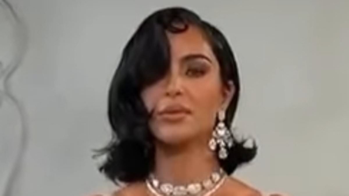 Kim Kardashian called out by a cosmetic doctor for her new SKIMS face shapewear as he brands the £52 sold-out product an 'utter load of rubbish'